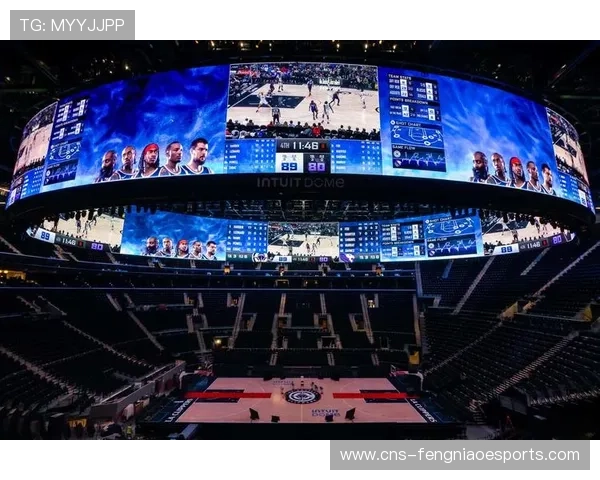 全明星周末筹备完成，快船Intuit Dome球馆惊艳亮相